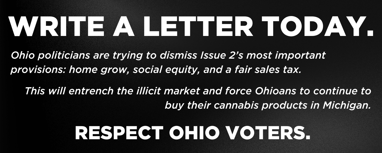 Protect Issue #2 and recreational marijuana in Ohio. 