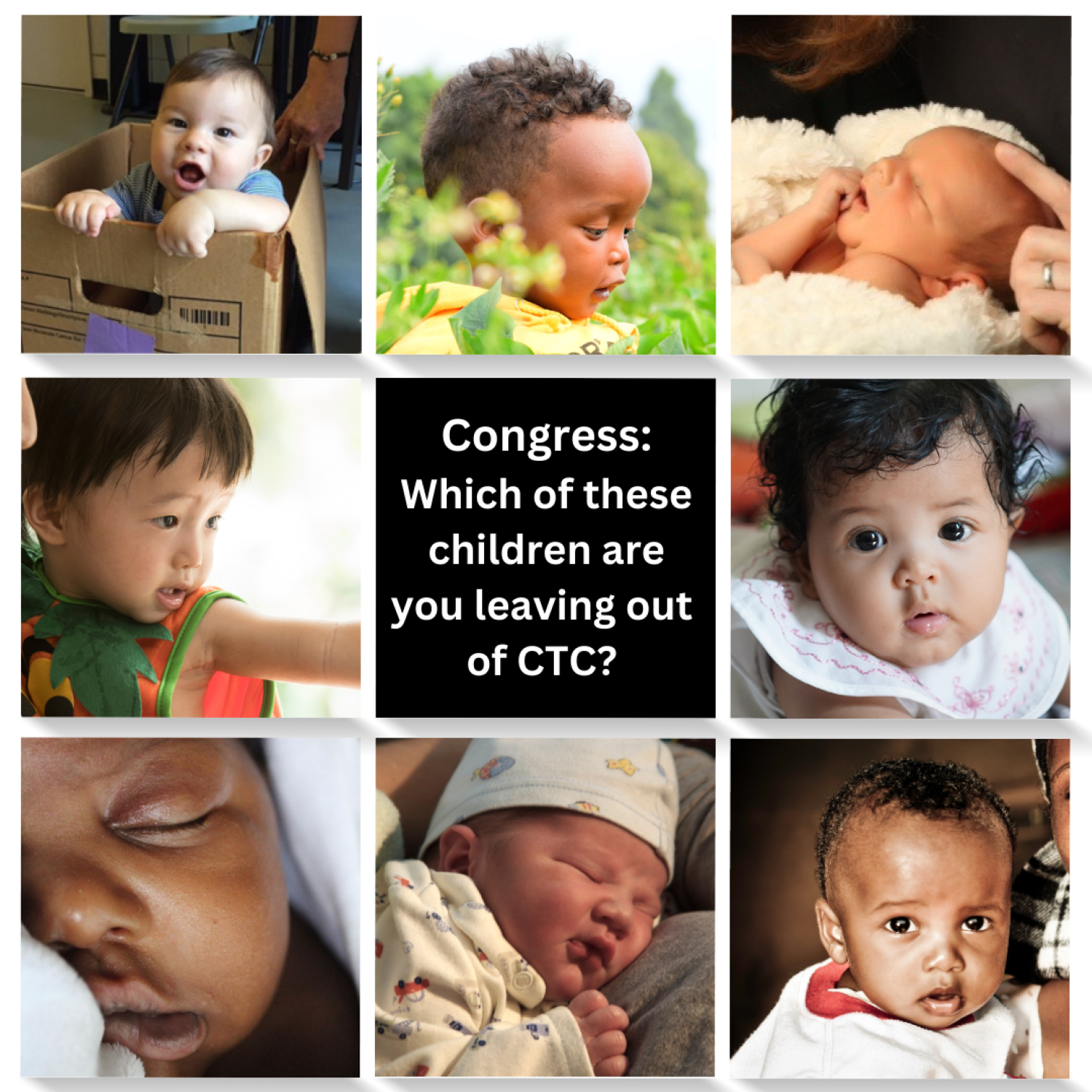Congress: Which of these children are you leaving out of the CTC?