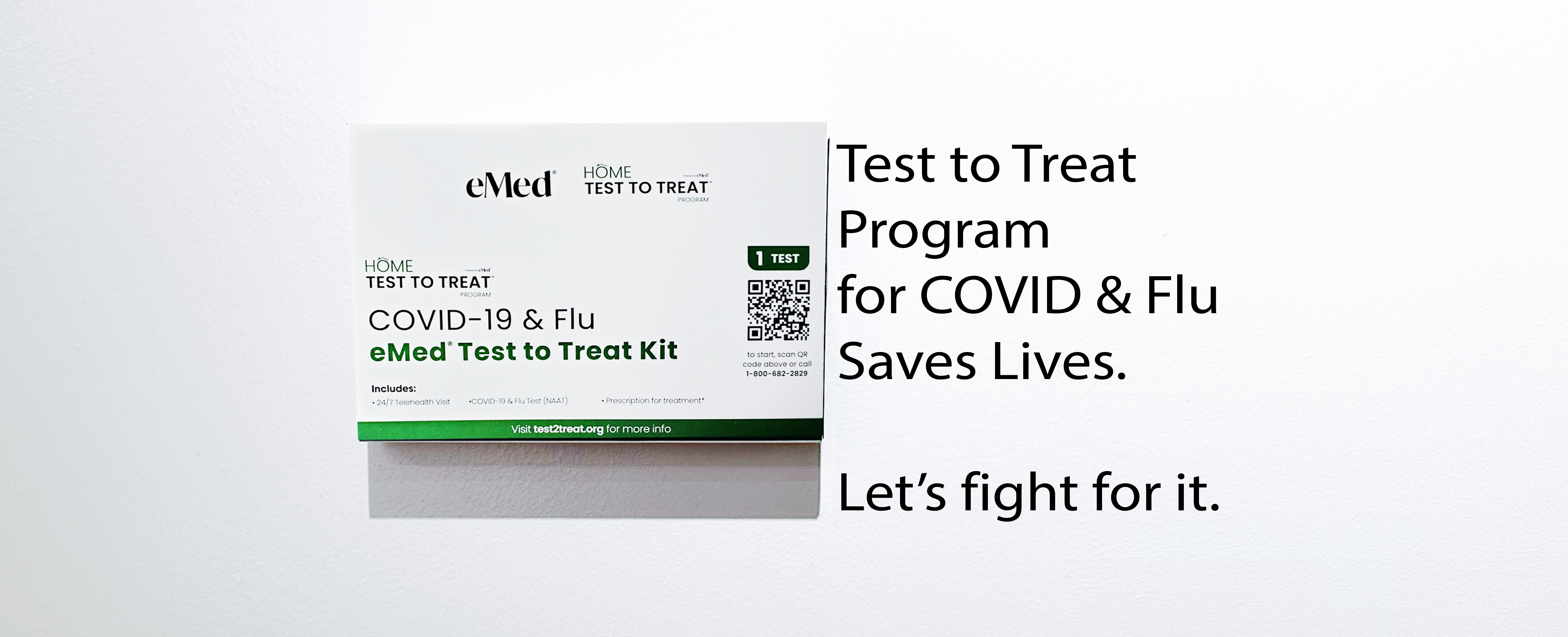Home Test to Treat Kit for COVID-19 & Flu 