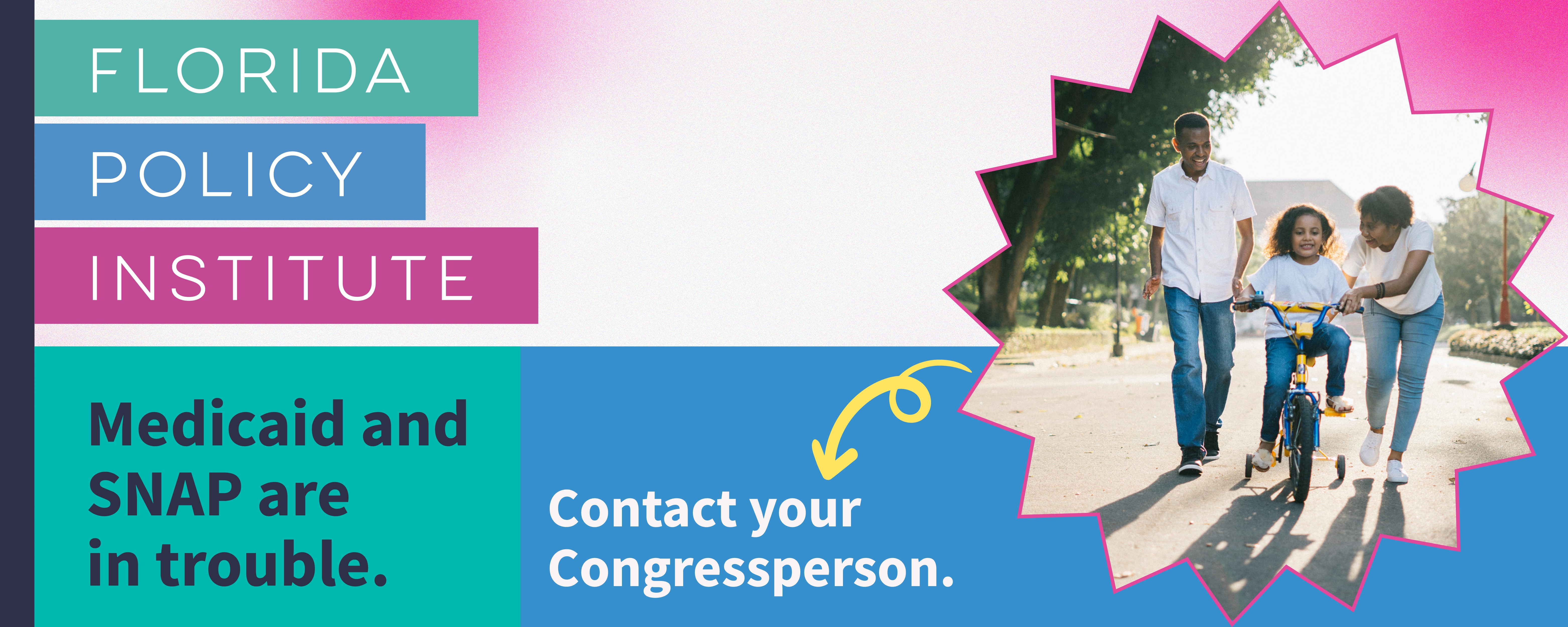 Medicaid and SNAP are in trouble. Contact your Congressperson.