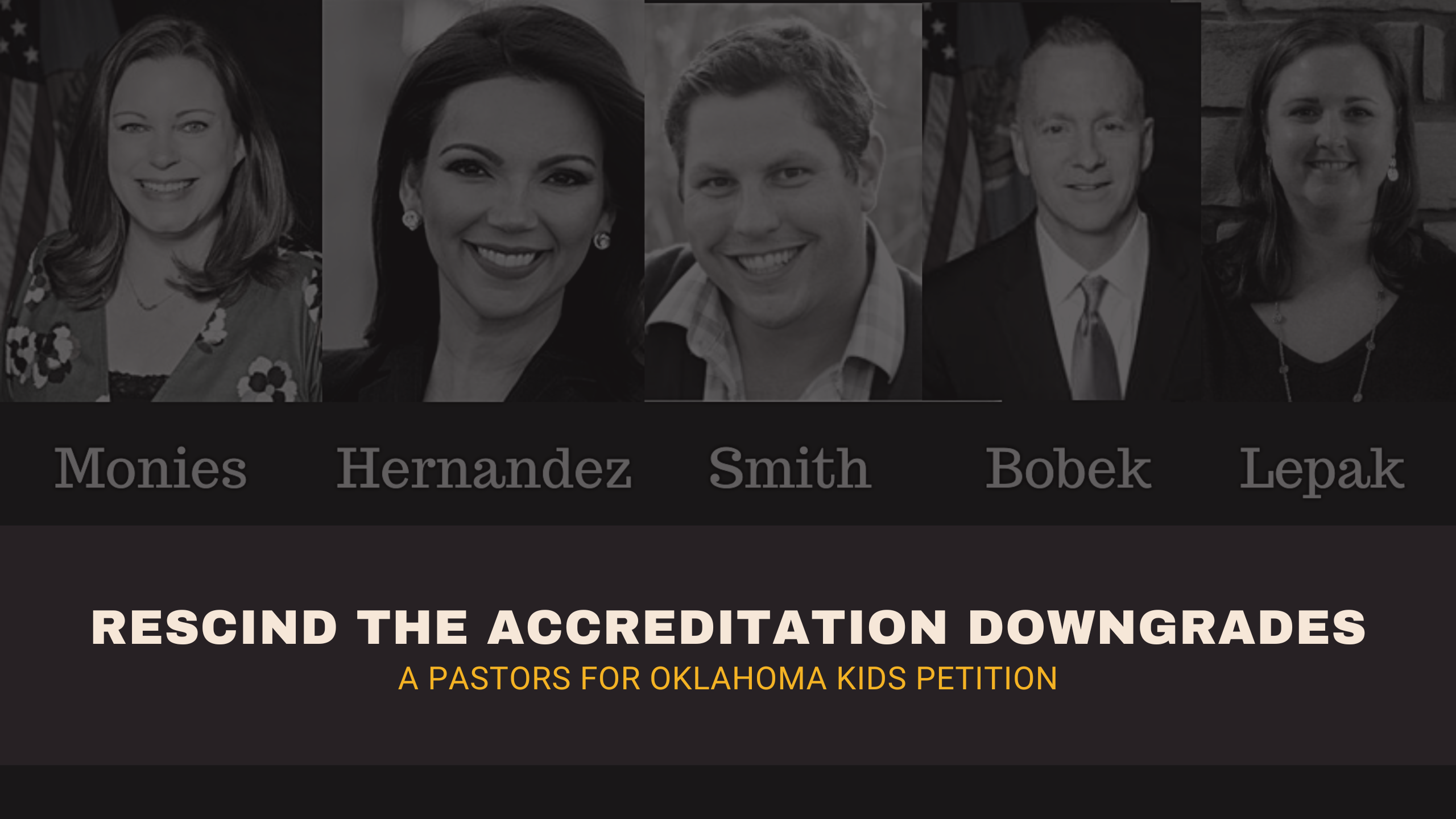 RESCIND THE ACCREDITATION DOWNGRADES