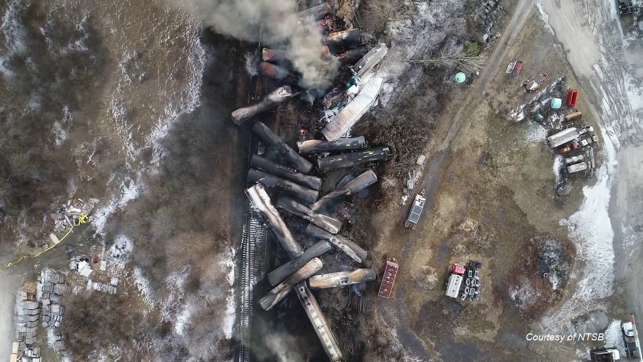LNG Rail Car Derailment