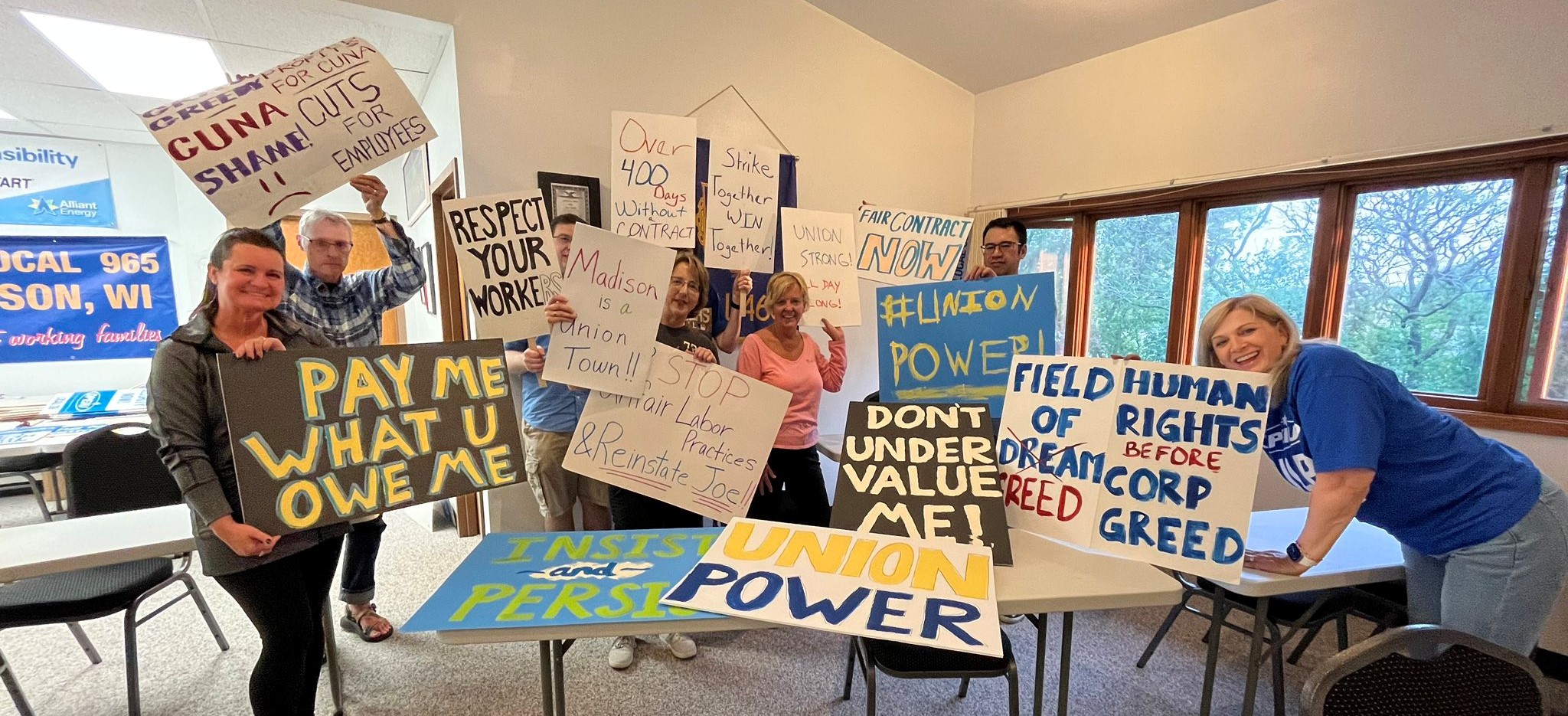 OPEIU Local 39 sign making