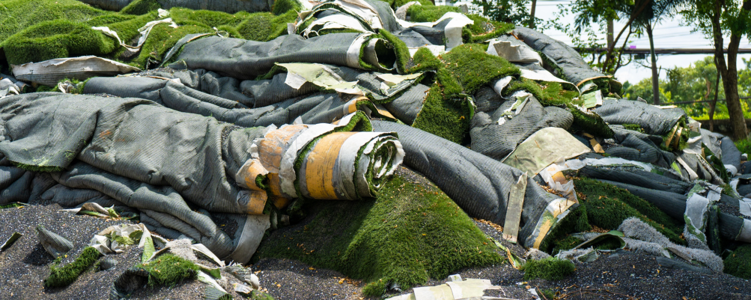 Used and Discarded Synthetic Turf