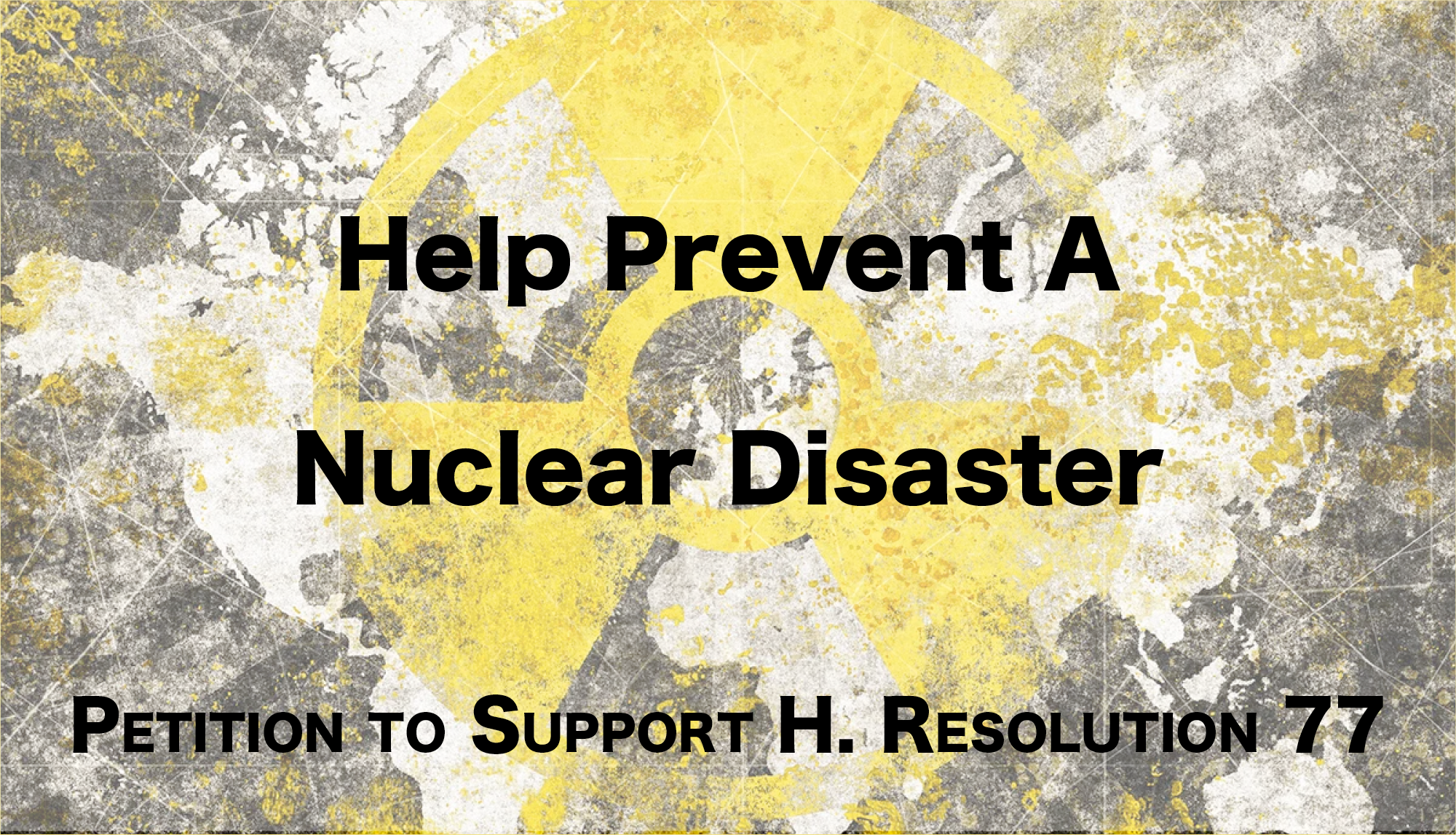 help prevent nuclear disaster petition image