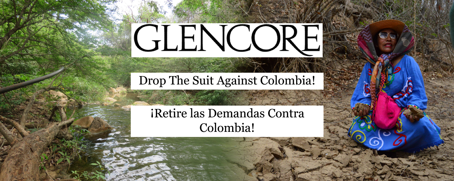Glencore drop the suit against Colombia