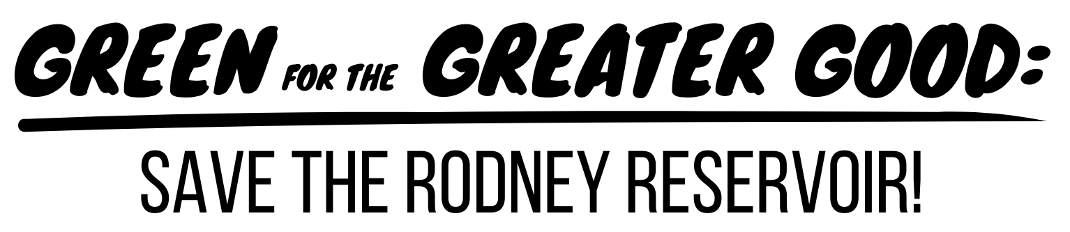 Image of the Rodney Reservoir site after the City's proposed regarding project compared to the image of the Park Design for the Future Rodney Reservoir Park that has been designed by Hinge Collective with the community.