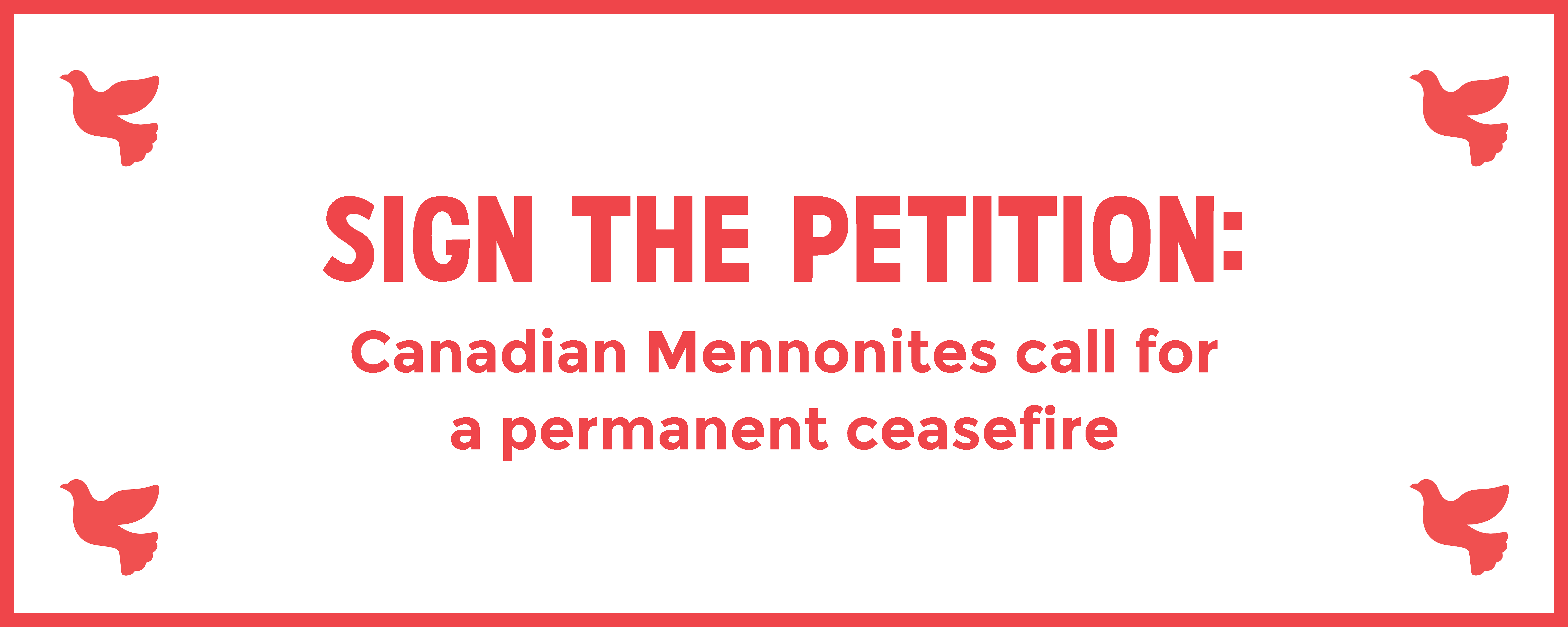 Sight the petition banner