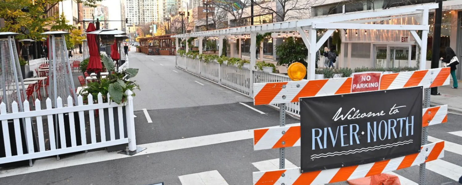 River North Street Opening To Pedestrians