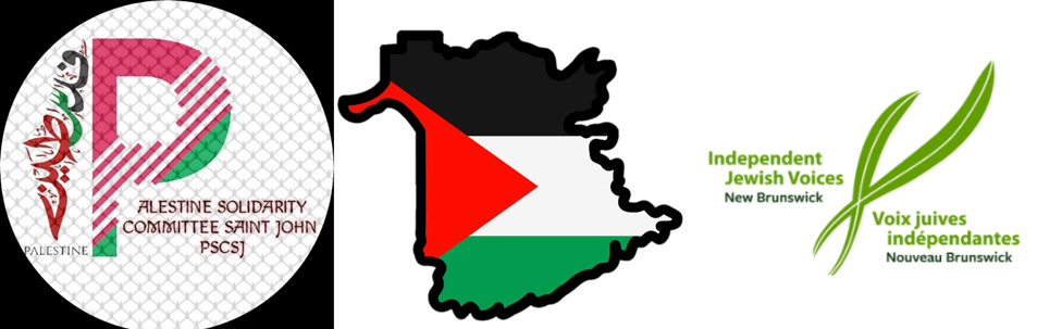 Logos of Palestine Solidarity Committee Saint John and Fredericton Palestine Solidarity