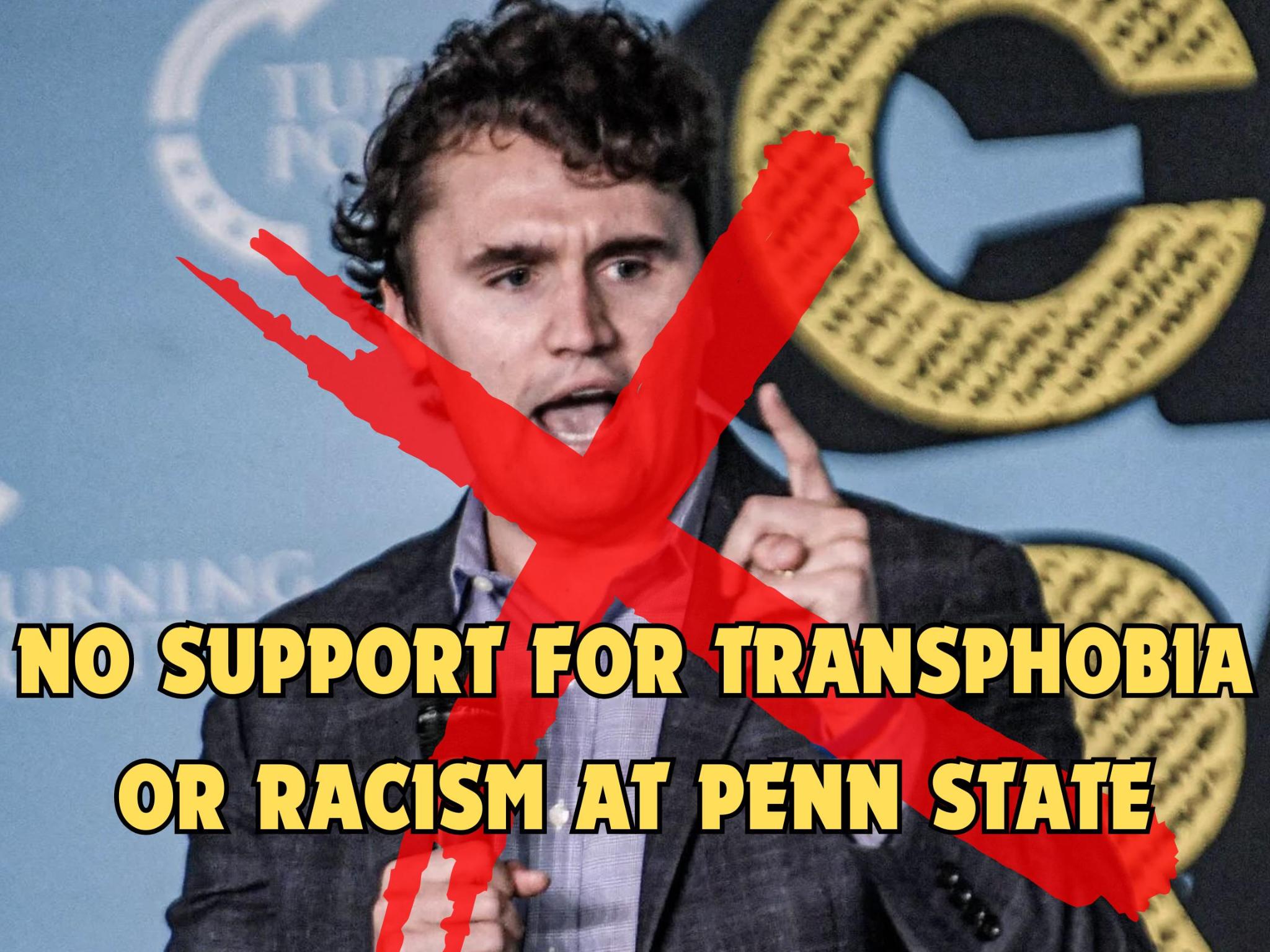 No Support for Transphobia or Racism at Penn State 