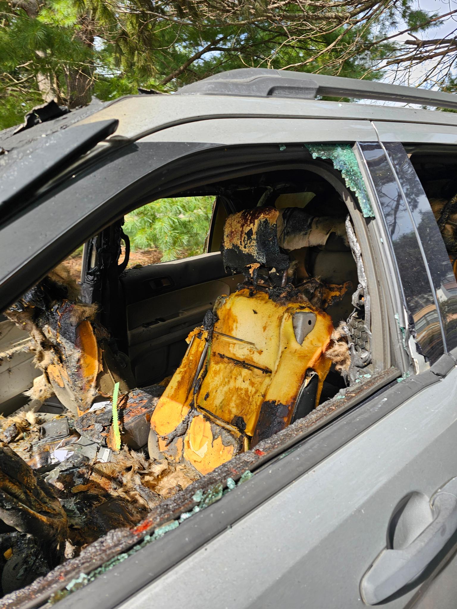 Burned & Destroyed Car