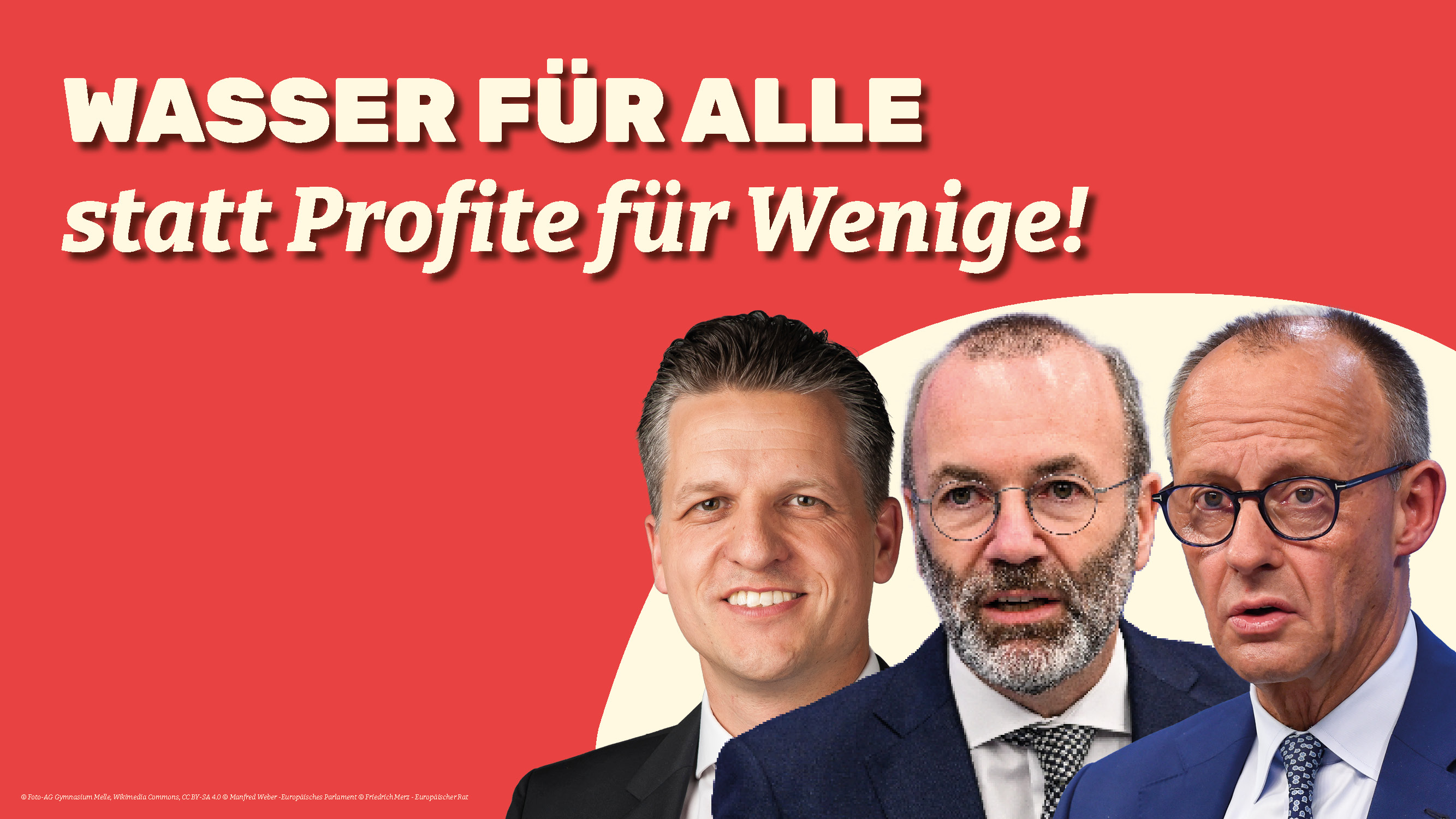Wasser für alle statt Profite für Wenige!