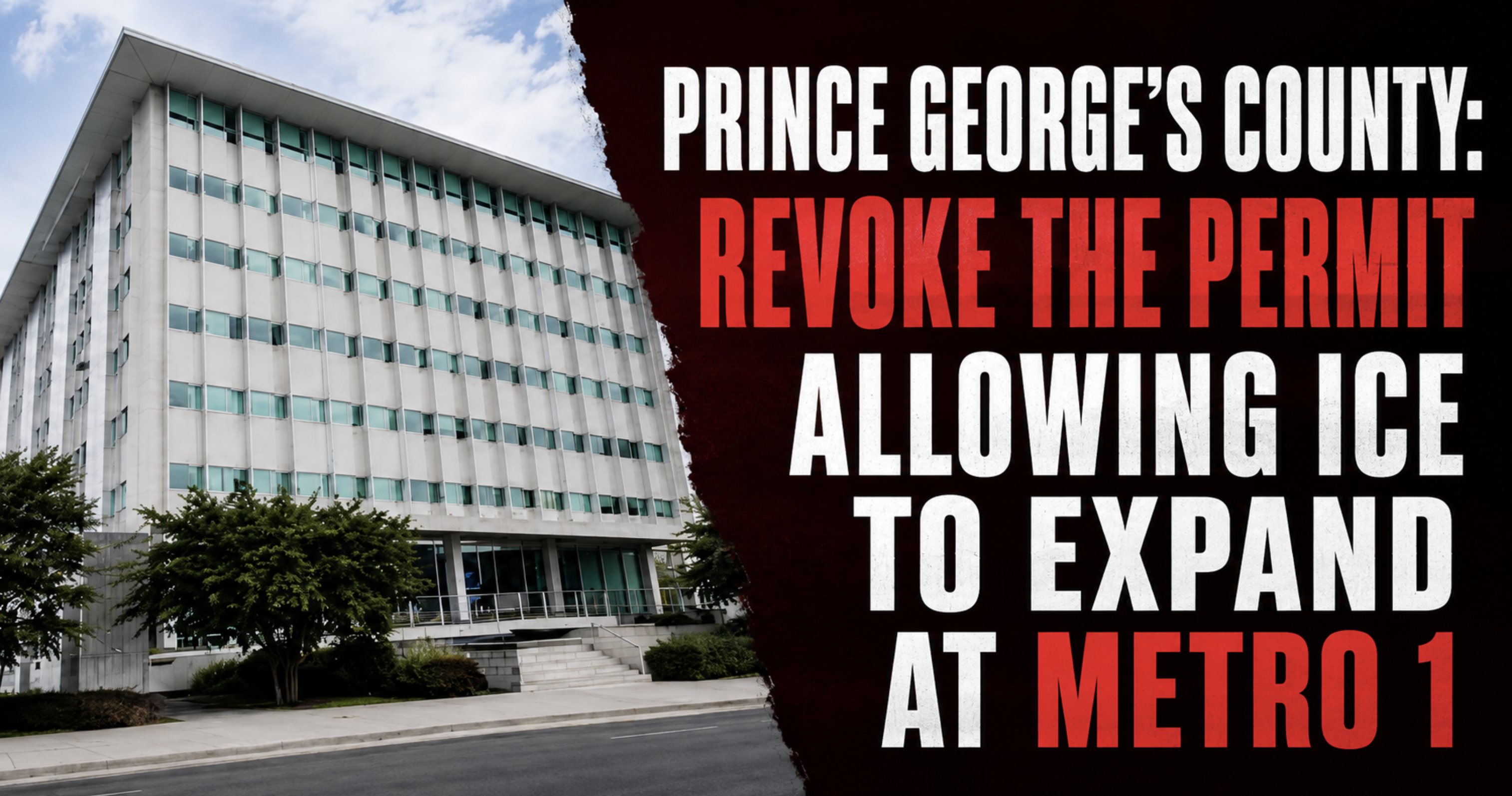 Revoke the Permit Allowing ICE to Expand at Metro 1