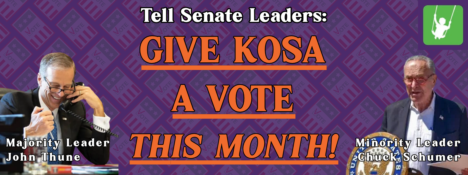 Tell Senate Leaders to Give KOSA a Vote this Month!