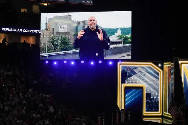 Image of John Fetterman at GOP Convention