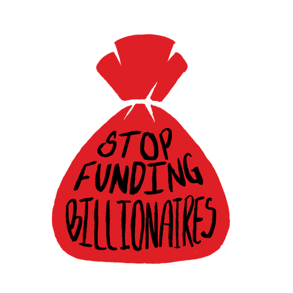 Stop Funding Billionaires logo