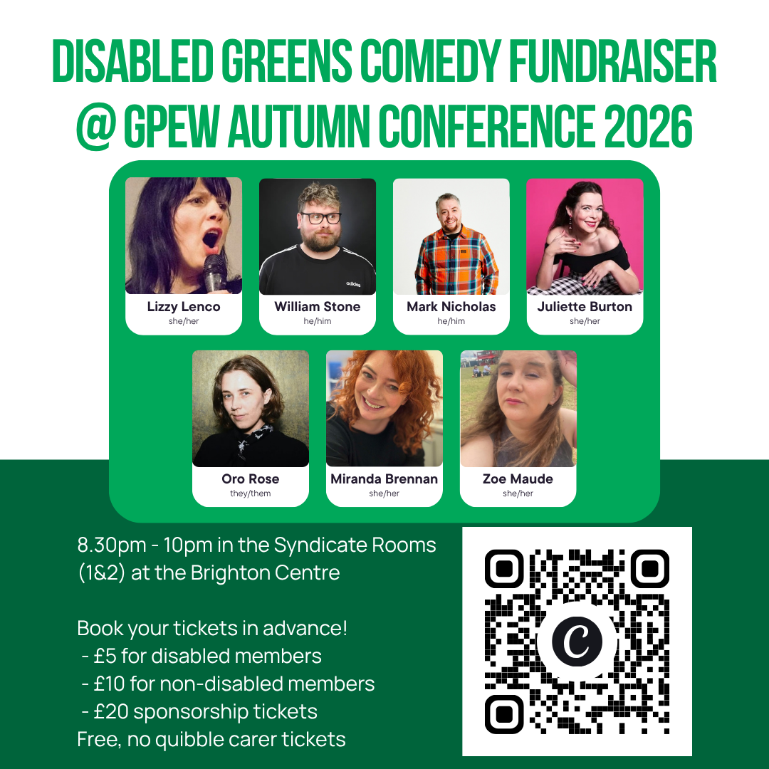 A flier for the event, with a list of the comedians with pictures of them. The comedians are Lizzy Lenco, Mark Nicholas, William Stone, Juliette Burton, Oro Rose, Miranda Brennan, and Zoe Maude. It also goes over the details of the ticket prices which are available below.