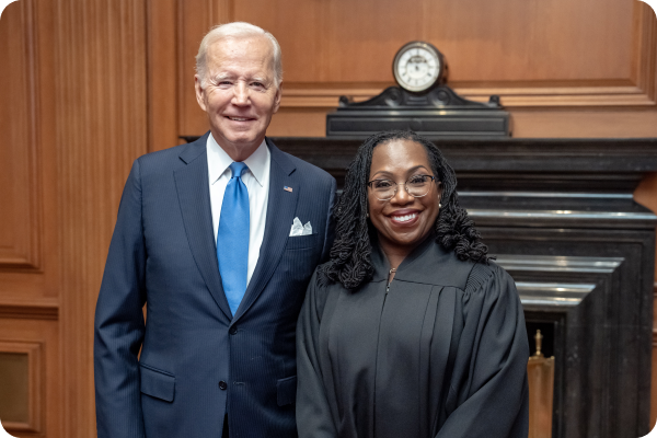 President Biden and Justice Ketanji Brown Jackson