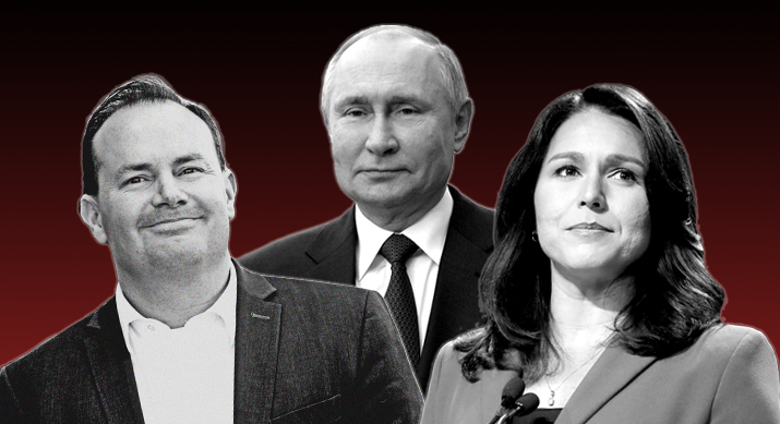 Mike Lee, Vladimir Putin and Tulsi Gabbard