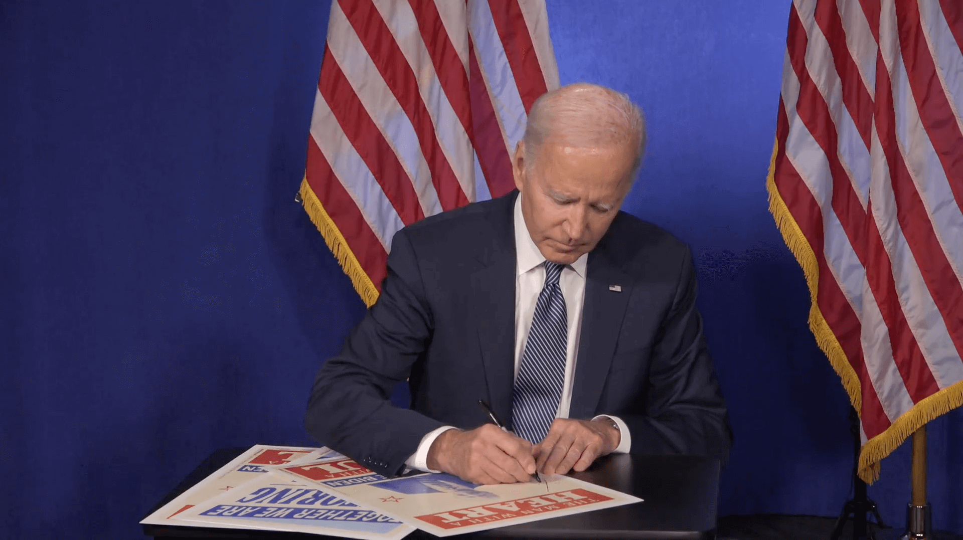 President Biden Signing Posters