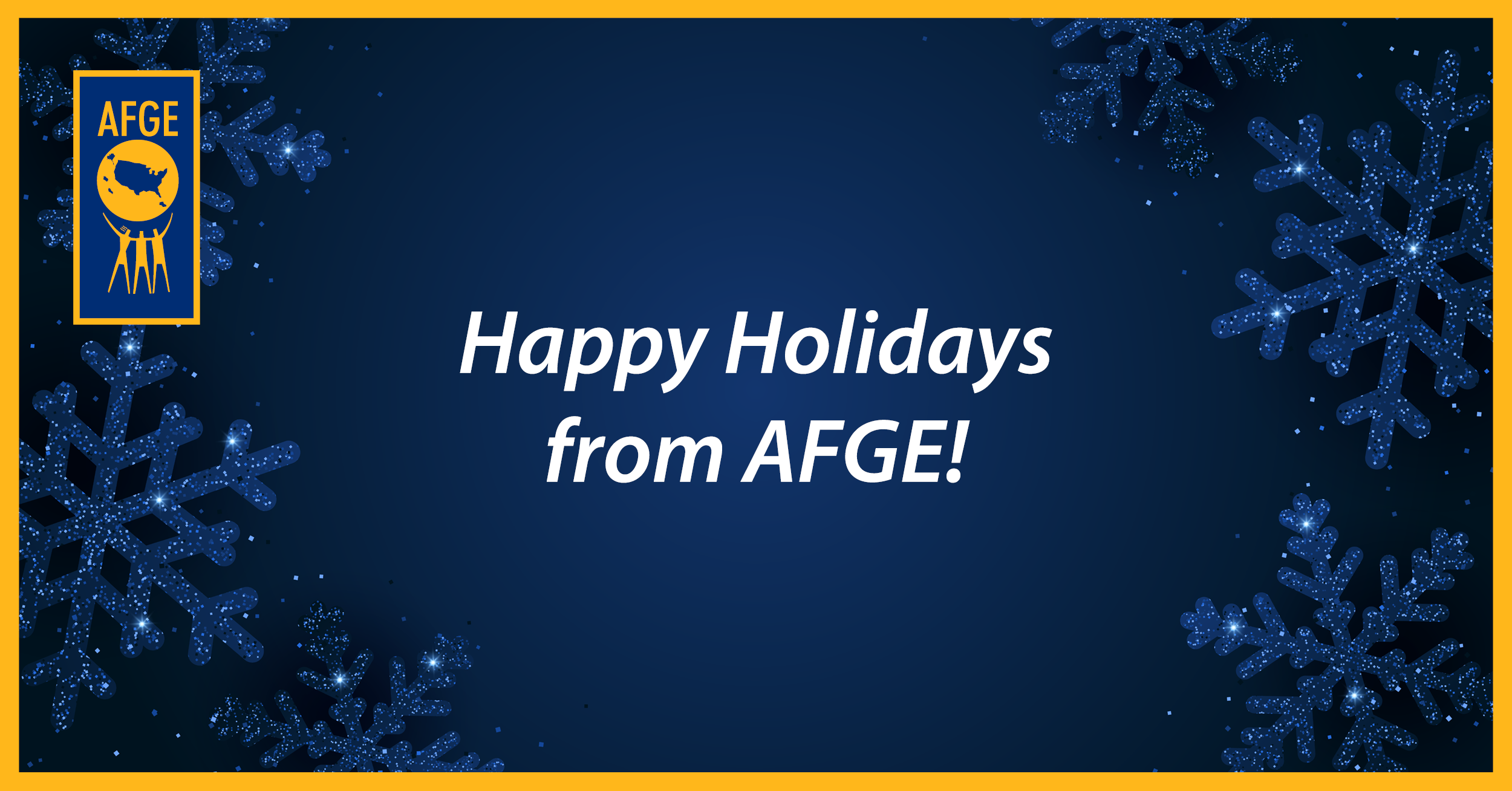 Happy Holidays from AFGE