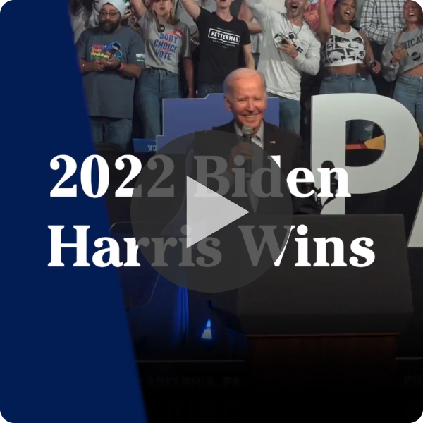 Screenshot from the linked video: 2022 Biden-Harris Wins