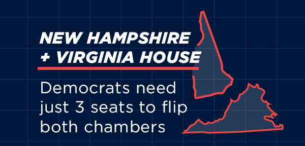 and Virginia House, Democrats need just 3 seats to flip both chambers