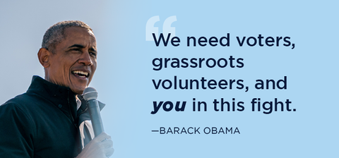 We need voters, grassroots volunteers, and you in this fight.