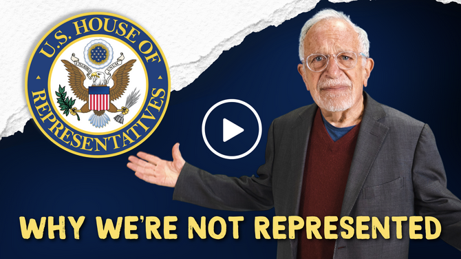 Photo: Robert Reich Headline: Why We're Not Represented