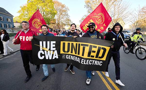 IUE-CWA Rallies for May Day