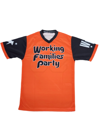 Working Families Party baseball jersey