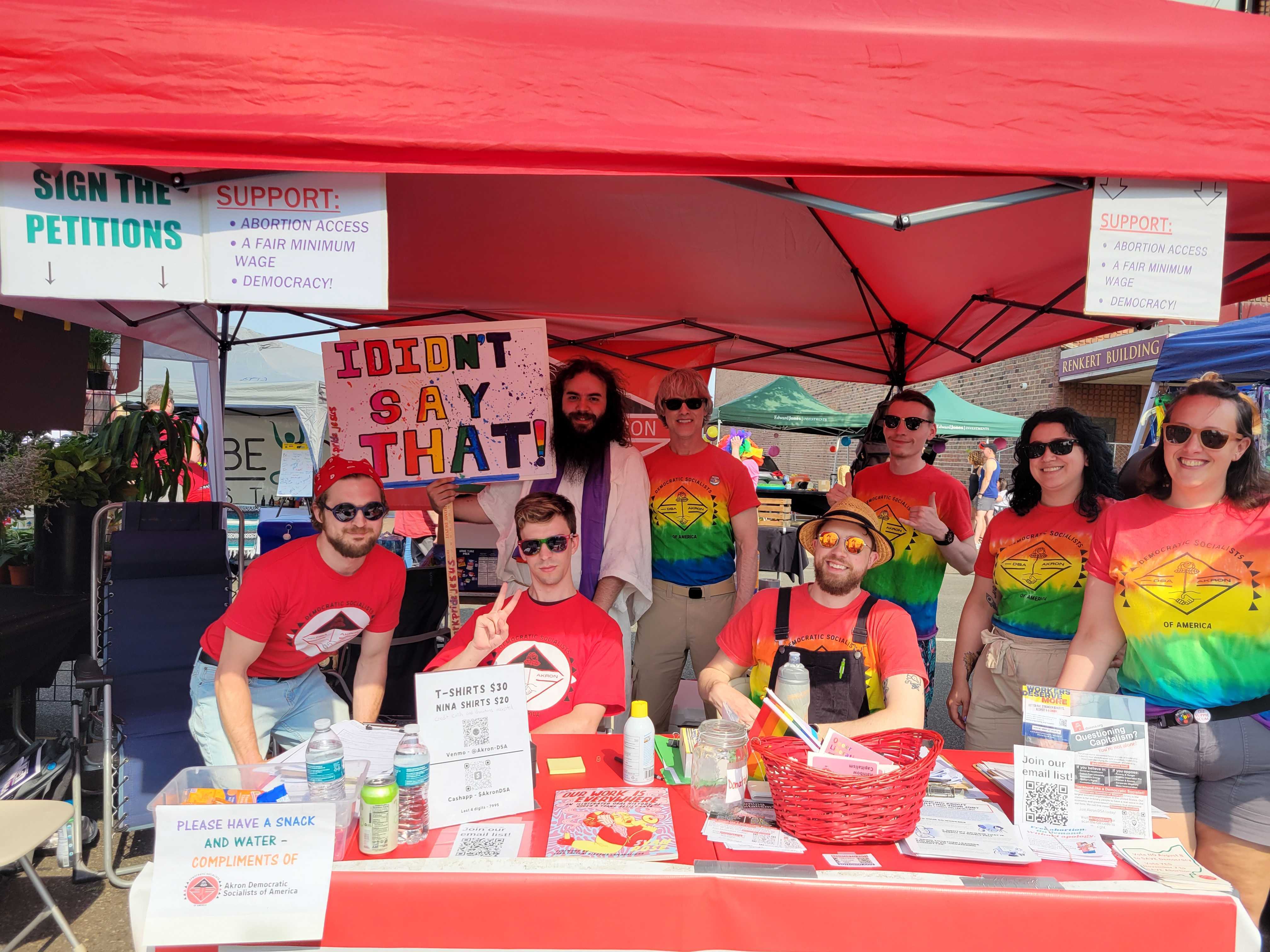 Akron DSA at Stark Pride