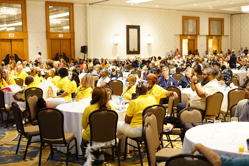 AFGE members at the 2022 Sister’s Keeper Summit, Human Rights Training