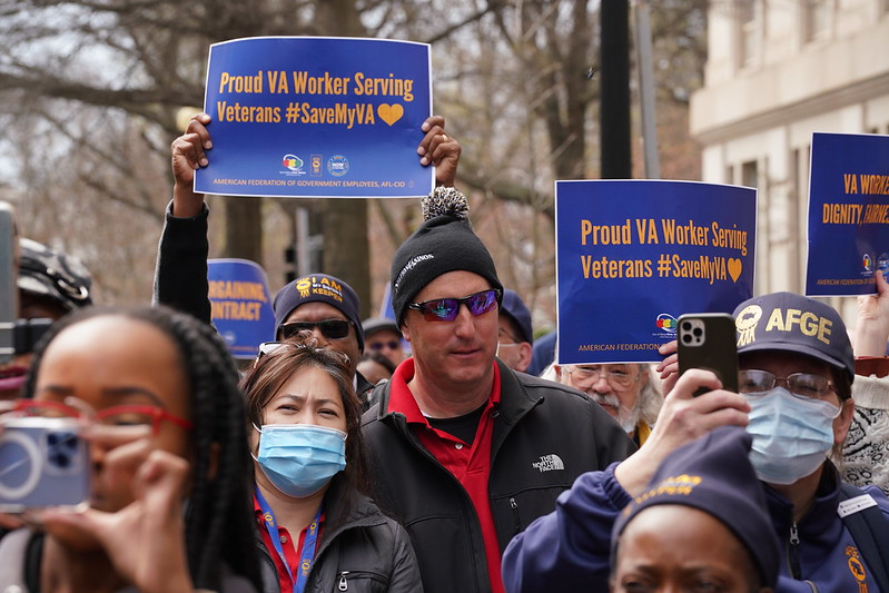 AFGE VA members rally