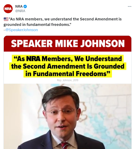 Mike Johnson: 'As NRA Members, We Understand the Second Amendement is Grounded in Fundamental Freedoms