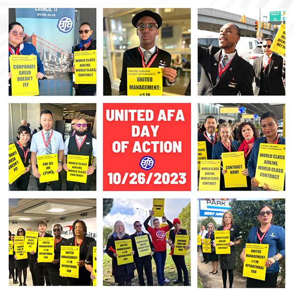 United Airlines Day of Action
