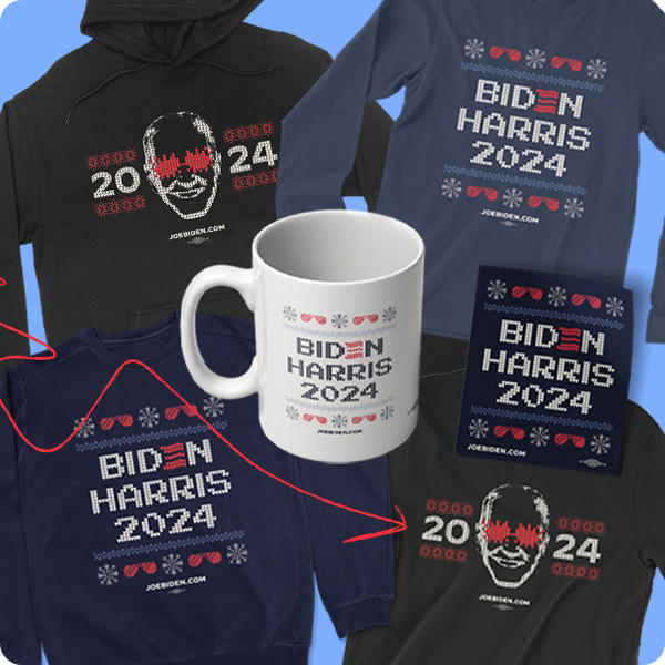 Official Biden-Harris 2024 Holiday Merch Collection