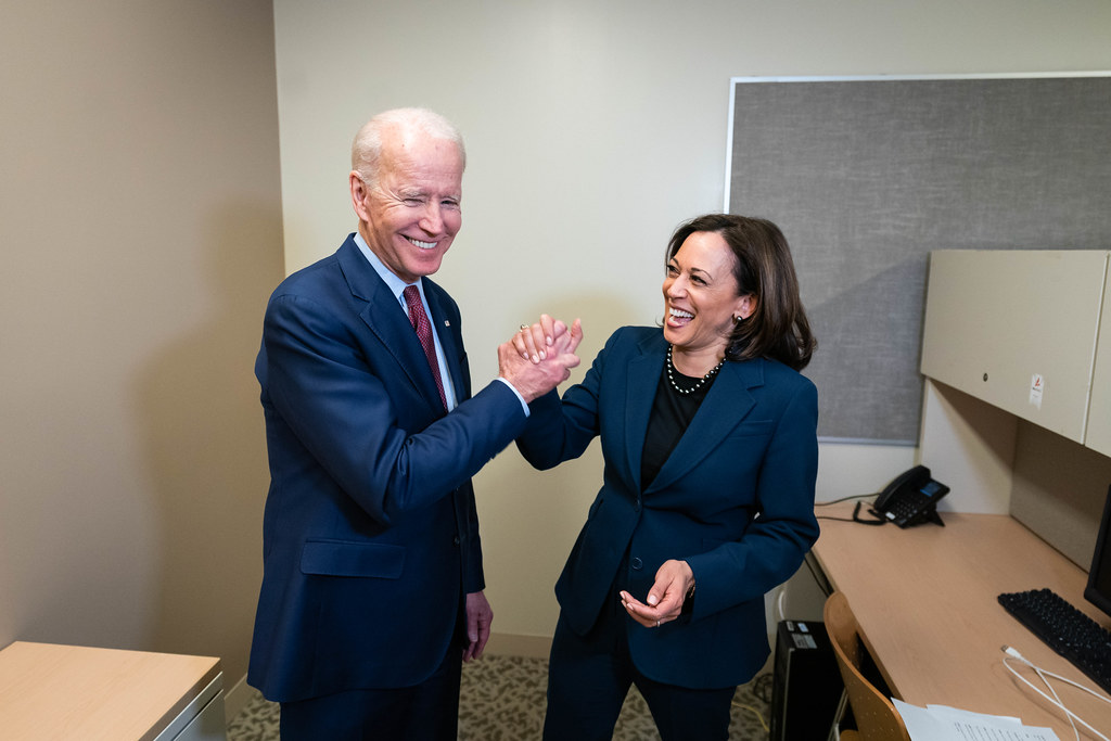 Joe Biden and Kamala Harris