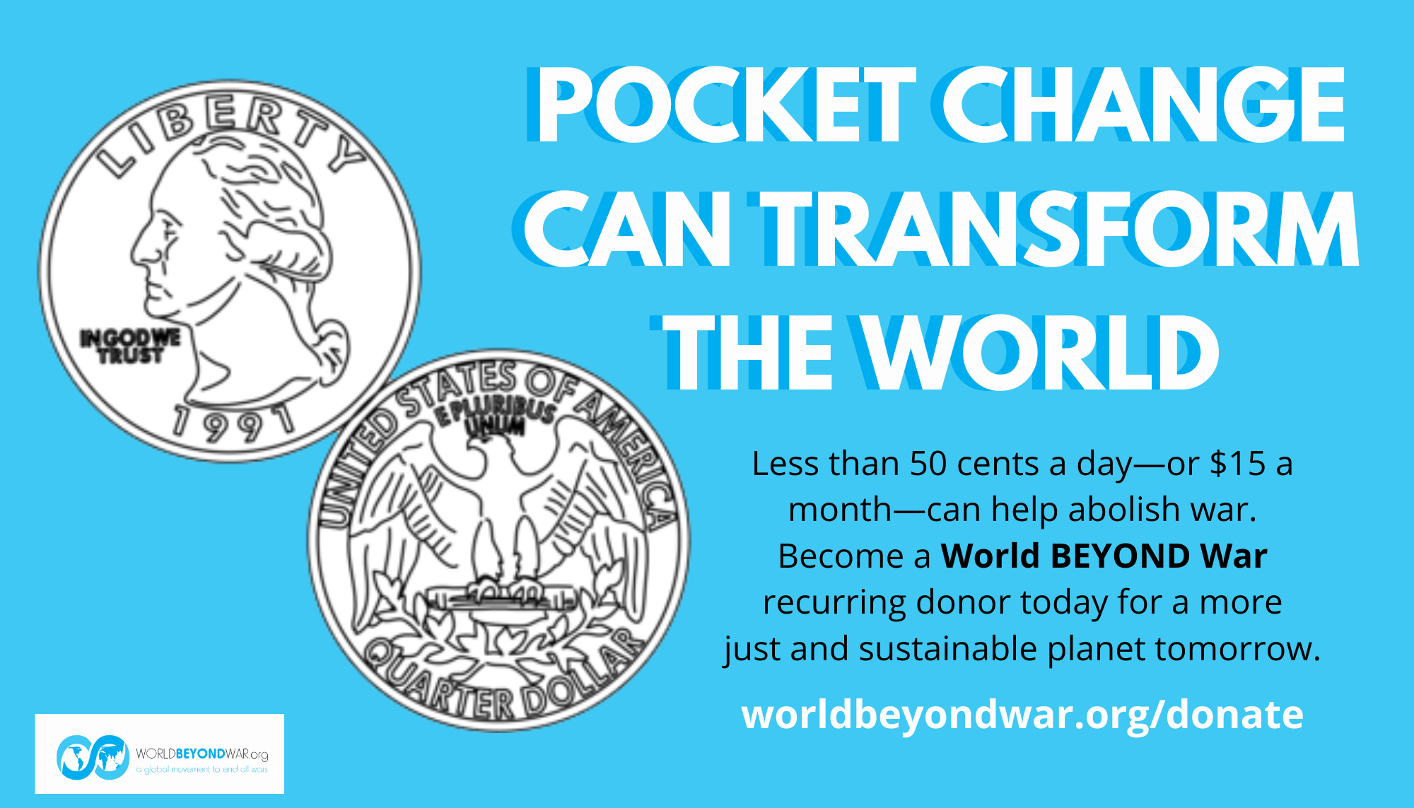 pocket change can change the world