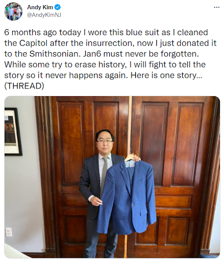 Andy Kim and his suit