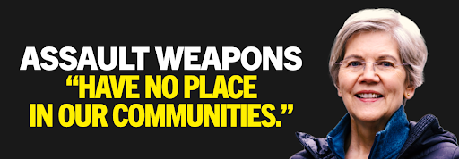 Elizabeth Warren: Assault Weapons 'Have No Place In Our Communities.'