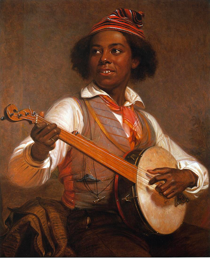 The Banjo Player, a painting by William Sidney Mount from 1856