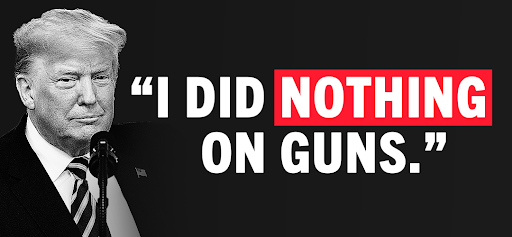 Donald Trump: "I did nothing on guns"