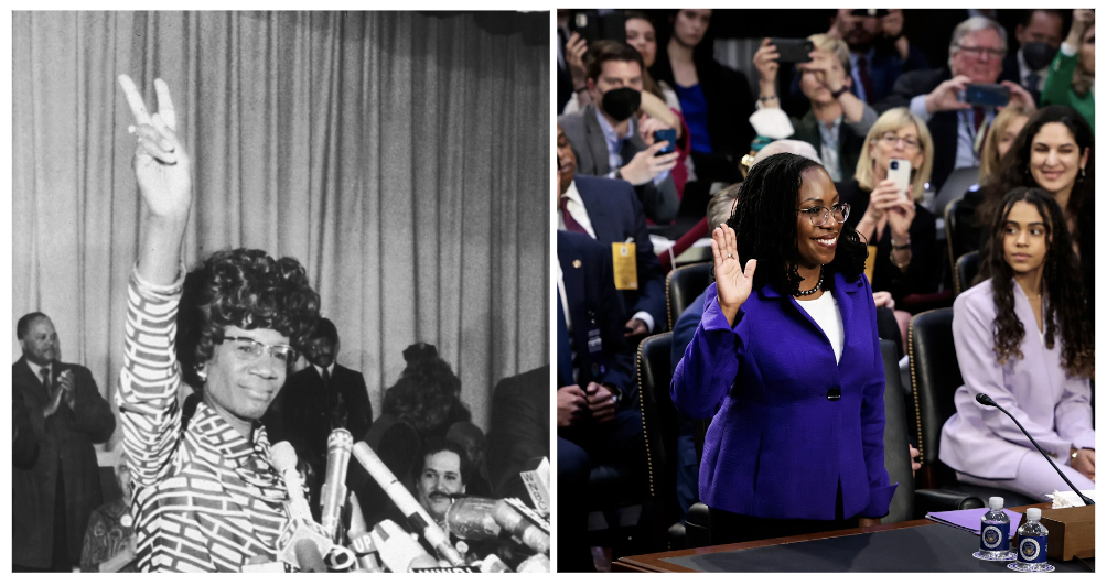 Photo of Shirley Chisholm & Ketanji Brown Jackson