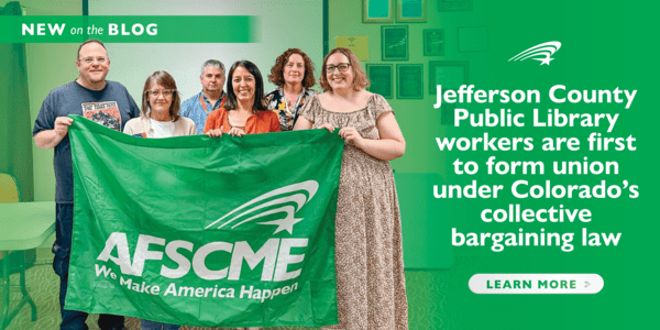 Jefferson County Public Library workers are first to form union under Colorado's collective bargaining law. Learn More.