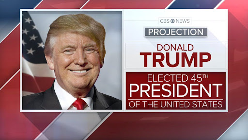 Donald Trump elected 45th President of the United States