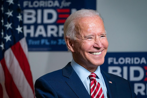 Joe Biden smiling