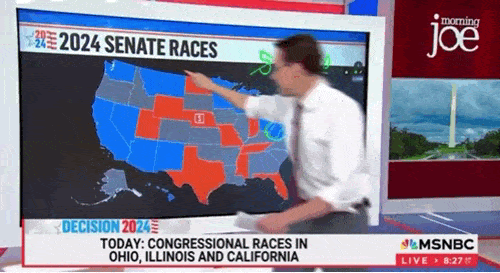 Steve Kornacki circling Montana during his Morning Joe segment