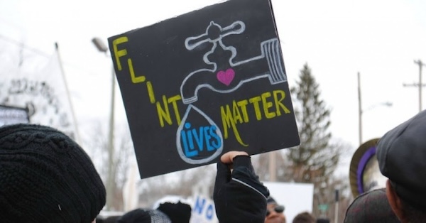 Flint protest